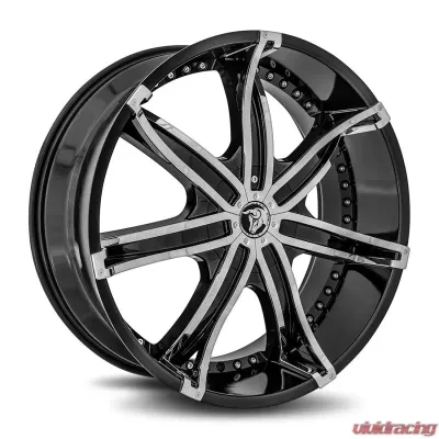 Diablo DNA Wheel 24x10 Blank 35 73.1 Gloss Black - DNA-241BLNK3573B